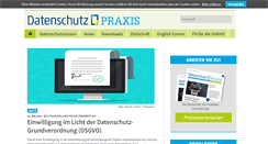 Desktop Screenshot of datenschutz-praxis.de
