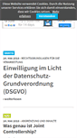 Mobile Screenshot of datenschutz-praxis.de